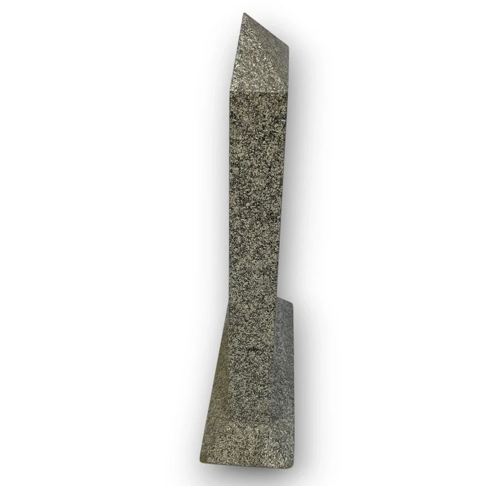 Vintage Empire Granite Faux Stone Mantel Clock Quartz Roman Numeral 14